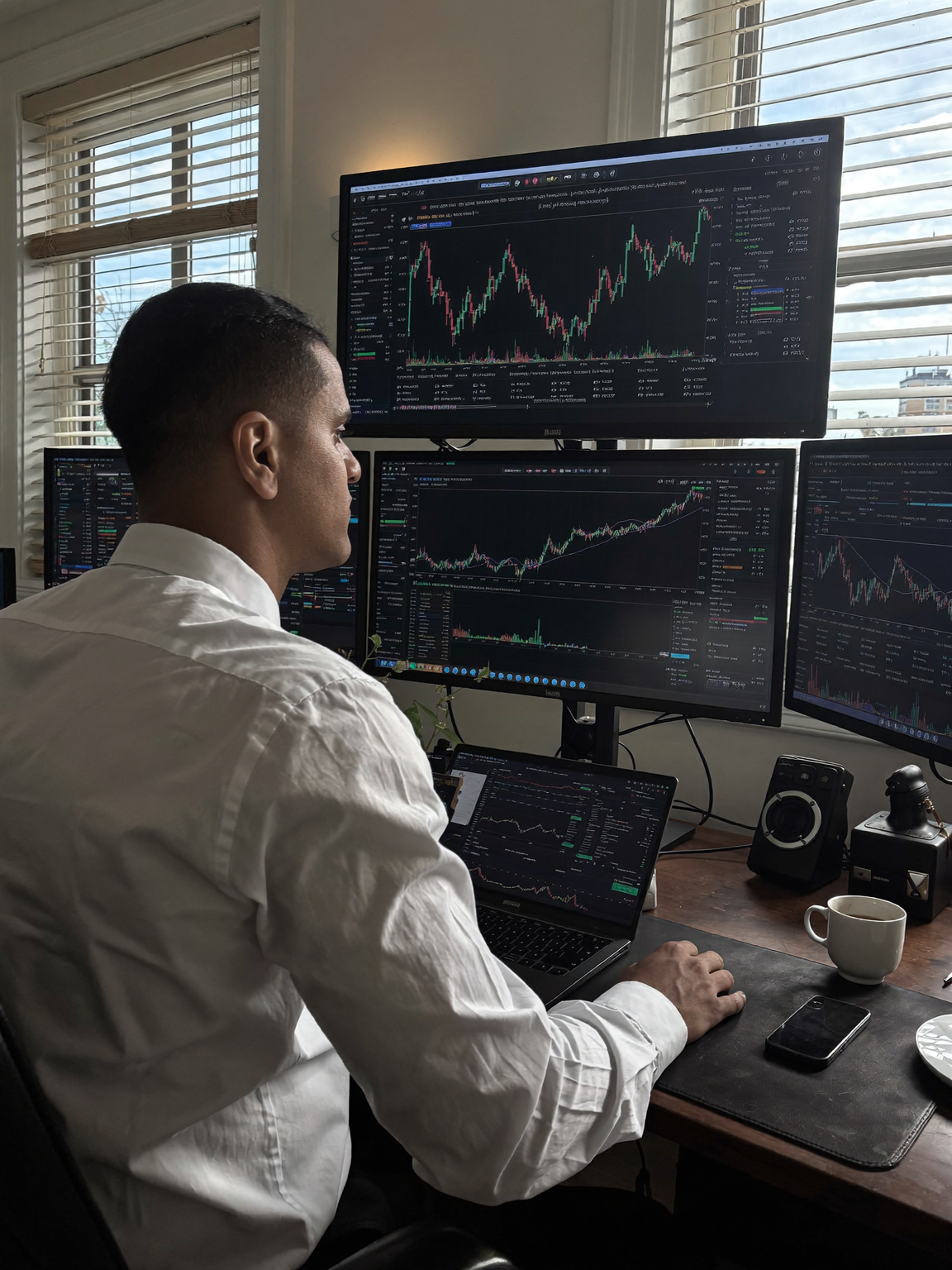 Justin Tricoche analyzing deals